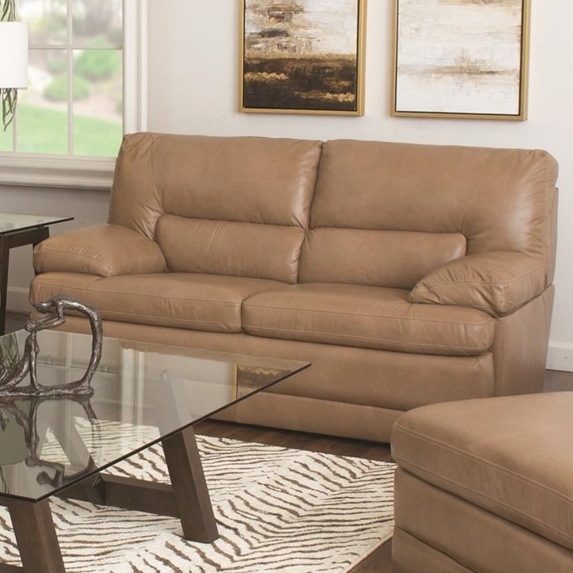 Palliser Northbrook 7755503 Pillow Arm Loveseat Furniture and